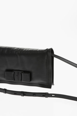 Soft Leather Clutch with Removable Shoulder Strap