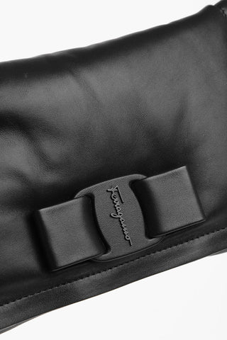 Soft Leather Clutch with Removable Shoulder Strap