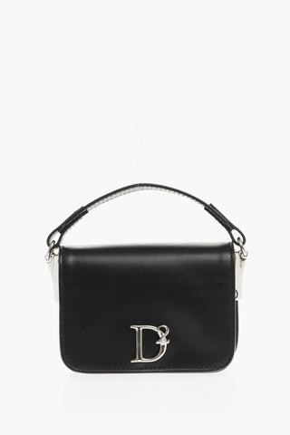 Leather Mini Shoulder Bag with Removable Strap