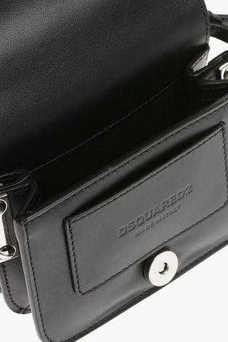 Leather Mini Shoulder Bag with Removable Strap