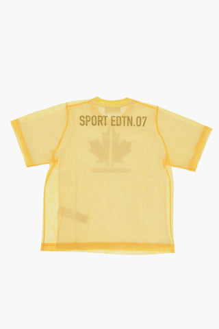 라운드넥 티셔츠 SLOUCH FIT 펀칭
