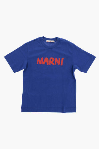 Cotton Crew-Neck T-shirt with Print