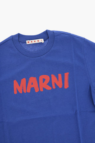 Cotton Crew-Neck T-shirt with Print