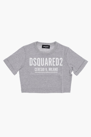 Crew-neck Cropped T-Shirt