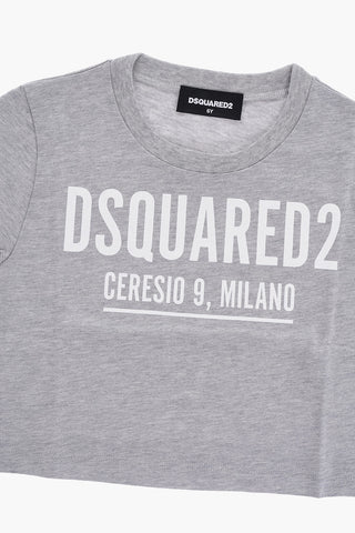 Crew-neck Cropped T-Shirt