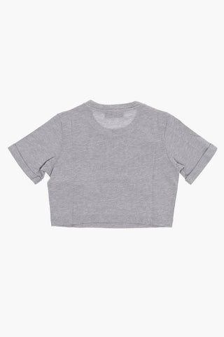 Crew-neck Cropped T-Shirt