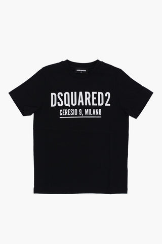 Maxi Contrast Printed RELAX Crew-Neck T-shirt