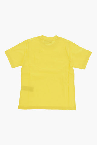 Contrasting Logo SLOUCH FIT Crew-neck T-Shirt