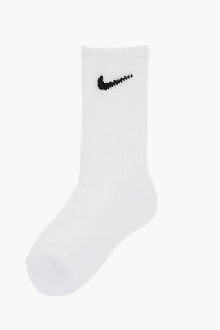 Set of 3 Solid Color Socks with Contrasting Logo