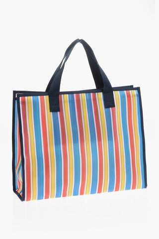 Borsa Shopper in Motivo Basket Wave 