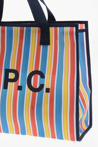 Borsa Shopper in Motivo Basket Wave 