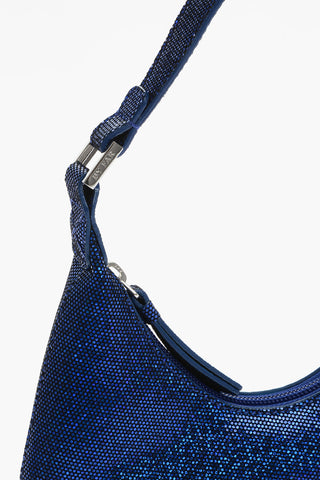 Holographic Effect Soft Leather MINI AMBER Shoulder Bag 