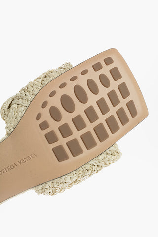 Slides LIDO In Raffia Intrecciata