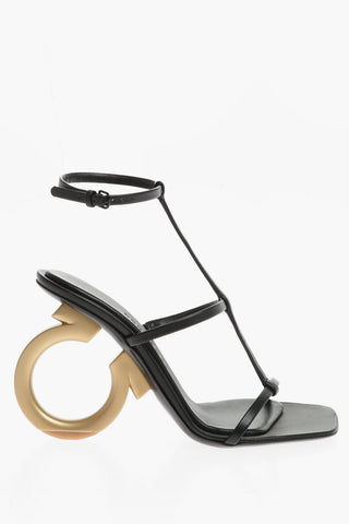 Sandali In Pelle ELINA Con Tacco Statement 11cm
