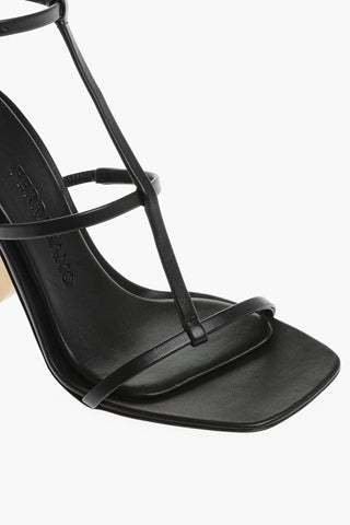 Sandali In Pelle ELINA Con Tacco Statement 11cm