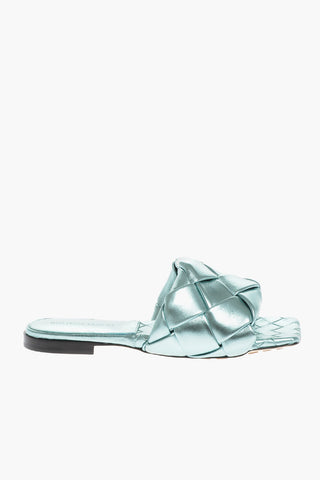 Slides LIDO In pelle Metallizzata