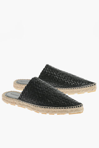 Braided Leather ESPADRILLE Pointed Sabot