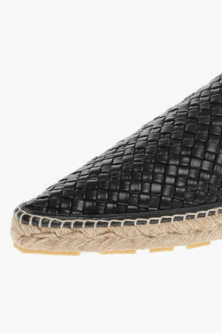 Braided Leather ESPADRILLE Pointed Sabot