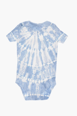 Tie-Dye Effect Short Sleeve Bodysuit
