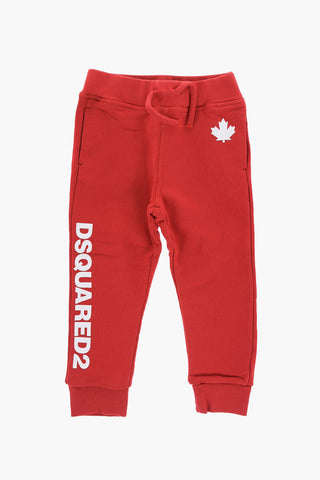 Cotton Joggers with Side-Logo