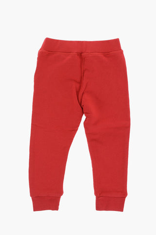 Cotton Joggers with Side-Logo