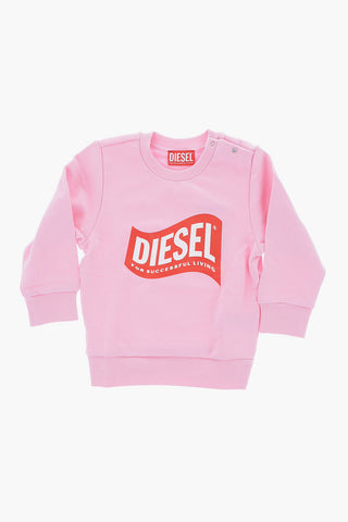 RED TAG Set Felpa Girocollo e Shorts in Tinta Unita