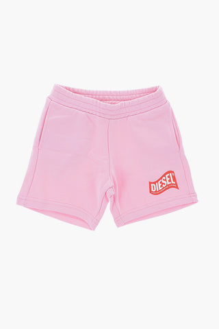 RED TAG Set Felpa Girocollo e Shorts in Tinta Unita