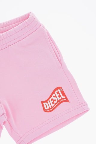 RED TAG Set Felpa Girocollo e Shorts in Tinta Unita