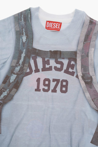 RED TAG Printed Oversized TWASHE3 Crew-Neck T-shirt