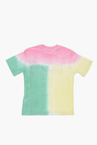 RED TAG Tie Dye Effect TABRY OVER Crew-Neck T-shirt
