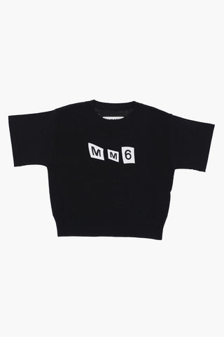 MM6 Short Sleeve Crew-neck Sweater