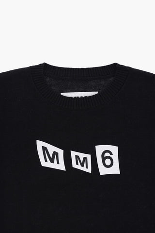 MM6 Short Sleeve Crew-neck Sweater