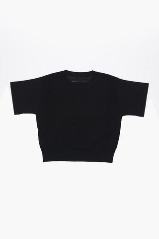 MM6 Short Sleeve Crew-neck Sweater
