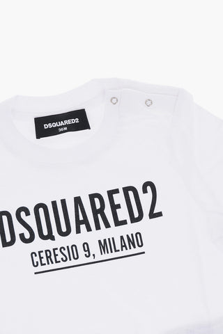 Cotton Crew-Neck T-shirt with Contrast-Print