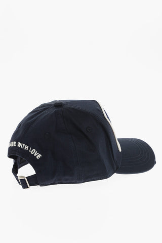 Cotton Twill Baseball Cap with Patch Embroidery