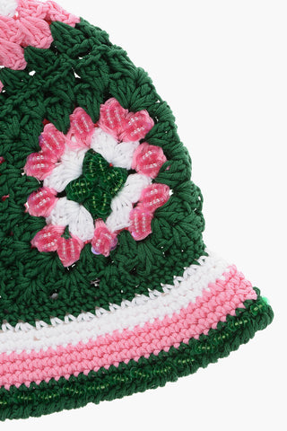 Crocket Cloche Hat with Sequin
