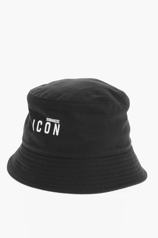 Solid Color Bucket Hat with Embossed Logo