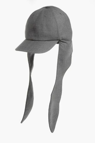 Wool Tie-up Cap