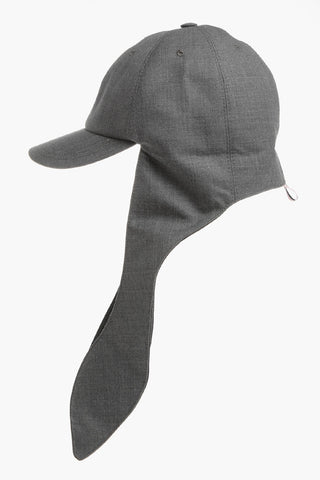 Wool Tie-up Cap