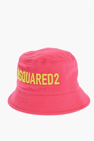 Solid Color Bucket Hat with Embossed Logo