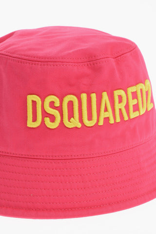 Solid Color Bucket Hat with Embossed Logo