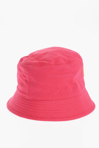 Solid Color Bucket Hat with Embossed Logo