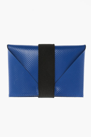 Logo Printed Color Block Card Holder