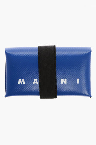 Logo Printed Solid Color Card Holder