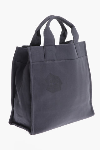 Borsa Tote in Cotone a Tinta Unita