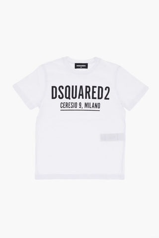 Solid Color RELAX T-Shirt with Contrasting Logo