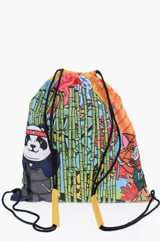 Printed Fabric Drawstring Bag