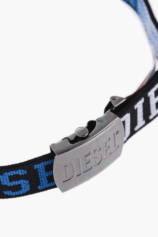 RED TAG Fabric BONNY Belt with Silver-Tone Buckle 30mm