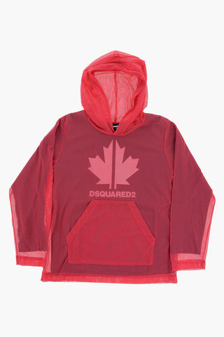 Perforated SLOUCH FIT Lightweight Hoodie