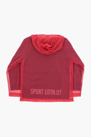 Perforated SLOUCH FIT Lightweight Hoodie